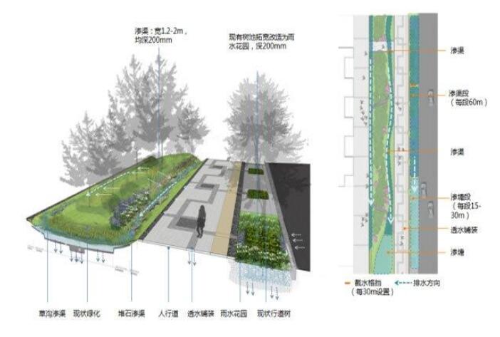 十堰恐龍化工介紹海綿城市道路施工結(jié)構(gòu)圖！請(qǐng)看下文